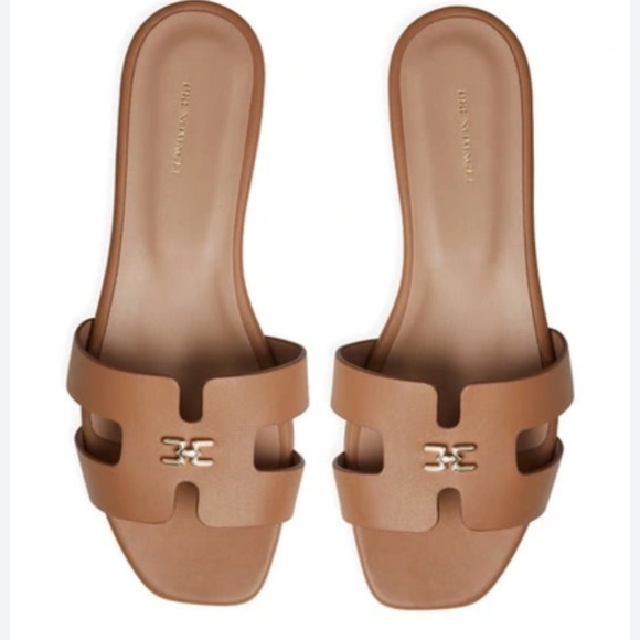 BRUNO MAGLI Fina Slide Sandal In Cognac - Picture 1 of 5
